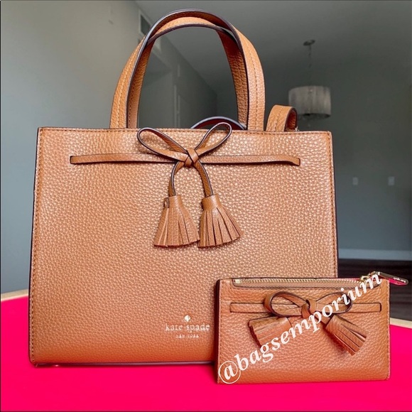 kate spade Handbags - Kate Spade Hayes Street Sm Satchel / Wallet Set